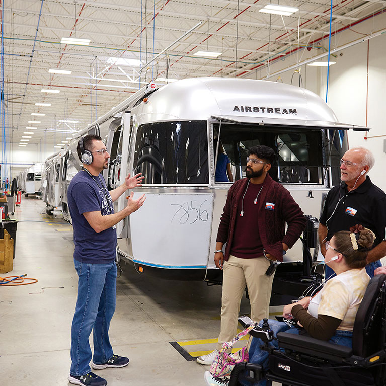 Get a tour of the Airstream Factory 